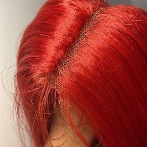 40inch Red Women Lace Frontal Wig Brand New